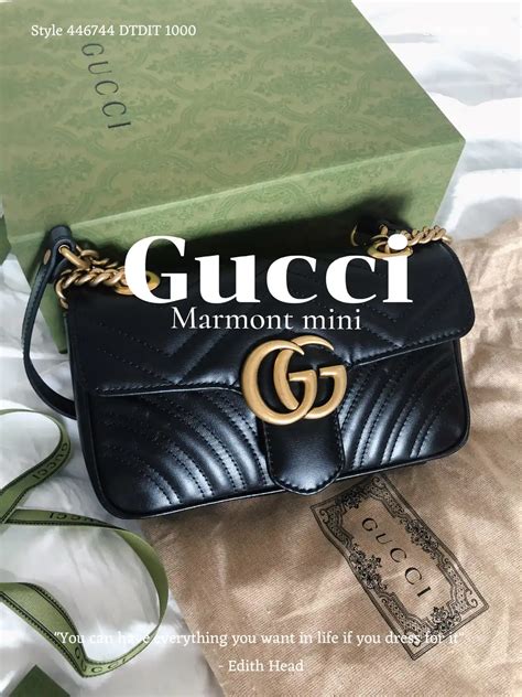 รีวิว Gucci Marmont mini 22cm 